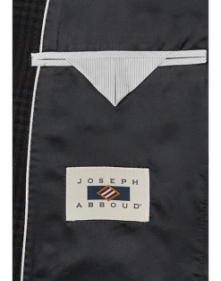 Joseph Abboud Modern Fit Wool Sport Coat, Black Plaid -Joseph Abboud Sales Store MW40 15LW 02 JOSEPH ABBOUD BLACK PLAID ALT2