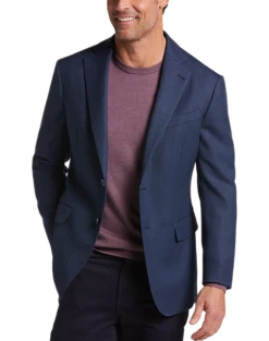 Joseph Abboud Modern Fit Wool Sport Coat, Blue