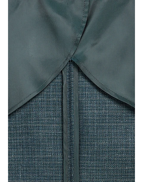 Joseph Abboud Slim Fit Sport Coat, Blue And Green Textured 4 Joseph Abboud Slim Fit Sport Coat, Blue And Green Textured - Image 4