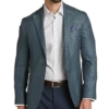 Joseph Abboud Slim Fit Sport Coat, Blue And Green Textured