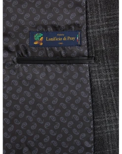 Joseph Abboud Modern Fit Sport Coat, Charcoal Plaid -Joseph Abboud Sales Store MW40 15ZR 66 JOSEPH ABBOUD CHARCOAL PLAID ALT6