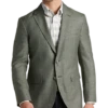Joseph Abboud Modern Fit Notch Lapel Sport Coat, Olive Tic