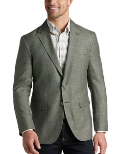 Joseph Abboud Sales Store 21 Joseph Abboud Modern Fit Notch Lapel Sport Coat, Olive Tic