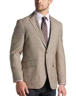 Joseph Abboud Sales Store 19 Joseph Abboud Modern Fit Notch Lapel Sport Coat, Tan Tic