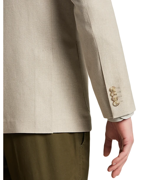 JOE Joseph Abboud Slim Fit Peak Lapel Sport Coat, Blue Tic 2 JOE Joseph Abboud Slim Fit Peak Lapel Sport Coat, Blue Tic - Image 2