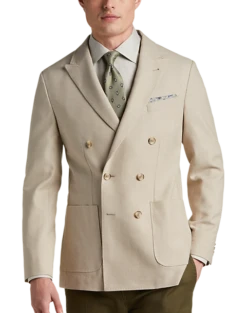 JOE Joseph Abboud Slim Fit Peak Lapel Sport Coat, Blue Tic