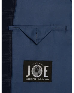 JOE Joseph Abboud Slim Fit Notch Lapel Sport Coat, Navy Plaid 6 JOE Joseph Abboud Slim Fit Notch Lapel Sport Coat, Navy Plaid -Joseph Abboud Sales Store MW40 16KJ 61 JOE JOSEPH ABBOUD NAVY PLAID ALT2