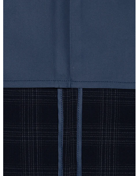 JOE Joseph Abboud Slim Fit Notch Lapel Sport Coat, Navy Plaid 4 JOE Joseph Abboud Slim Fit Notch Lapel Sport Coat, Navy Plaid - Image 4