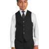 Joseph Abboud Boys Suit Separates Vest, Charcoal