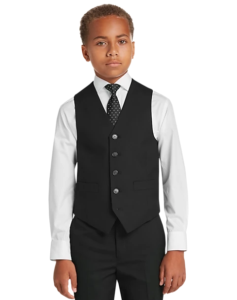 Joseph Abboud Boys Suit Separates Vest, Gray 1 Joseph Abboud Boys Suit Separates Vest, Gray