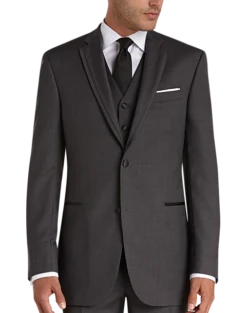 Joseph Abboud Black Label Slim Fit Wool Tuxedo, Gray -Joseph Abboud Sales Store MW40 3GP3 17 JOSEPH ABBOUD BLACK LABEL CHARCOAL GRAY ALT4