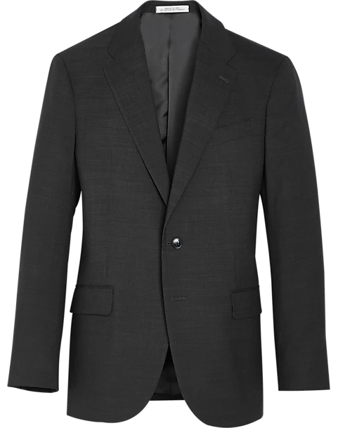 Joseph Abboud Charcoal Tic Slim Fit Suit Separates Coat 1 Joseph Abboud Charcoal Tic Slim Fit Suit Separates Coat