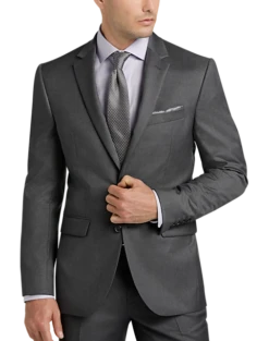JOE Joseph Abboud Charcoal Gray Slim Fit Suit