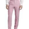 JOE Joseph Abboud Linen Slim Fit Suit Separates Dress Pant, Rose