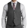 Joseph Abboud Classic Fit Suit Separates Vest, Gray Sharkskin