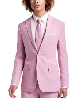 JOE Joseph Abboud Slim Fit Linen Blend Suit Separates Coat, Teal -Joseph Abboud Sales Store MW40 3XGF 11 JOE JOSEPH ABBOUD RASPBERRY ALT7 2