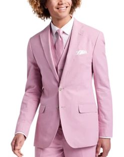 JOE Joseph Abboud Slim Fit Linen Blend Suit Separates Coat, Dusty Blue