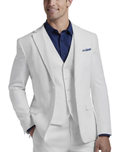 JOE Joseph Abboud Slim Fit Linen Blend Suit Separates Coat, White -Joseph Abboud Sales Store MW40 3XNC 49 JOE JOSEPH ABBOUD WHITE ALT7