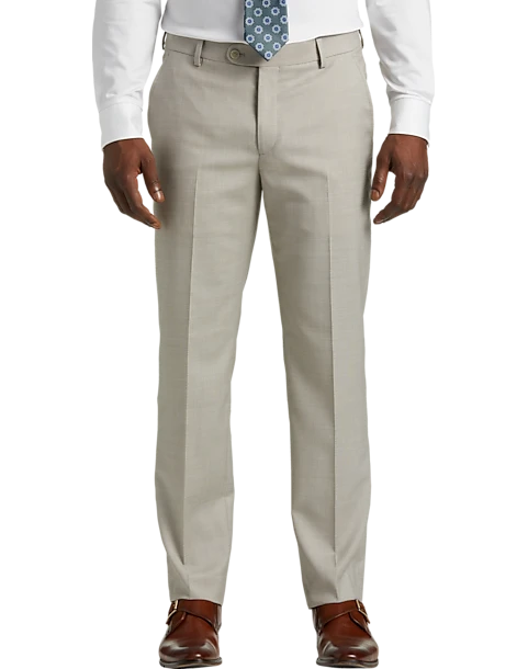 JOE Joseph Abboud Slim Fit Suit Separates Pants, Tan Sharkskin 1 JOE Joseph Abboud Slim Fit Suit Separates Pants, Tan Sharkskin