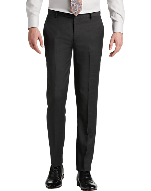 JOE Joseph Abboud Slim Fit Suit Separates Pants, Charcoal Check 1 JOE Joseph Abboud Slim Fit Suit Separates Pants, Charcoal Check