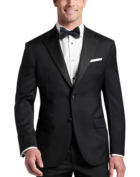 Joseph Abboud Black Label Modern Fit Suit Separates Tuxedo Coat, Black 1 Joseph Abboud Black Label Modern Fit Suit Separates Tuxedo Coat, Black
