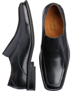 Joseph Abboud Moc Toe Dress Loafers, Black