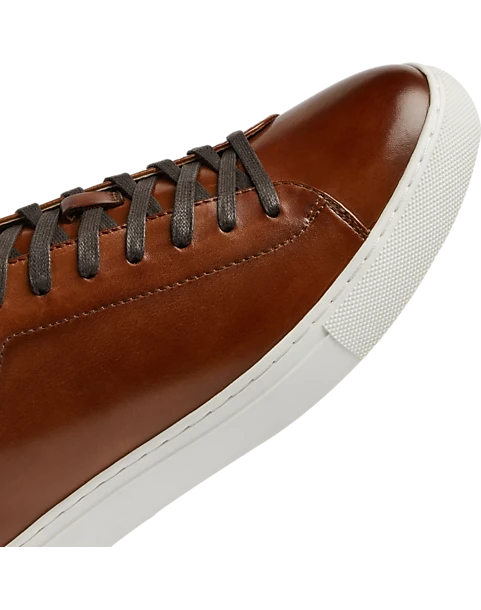 Joseph Abboud Adriano Sneakers, Cognac 4 Joseph Abboud Adriano Sneakers, Cognac - Image 4