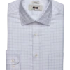 Joseph Abboud Modern Fit Spread Collar Dress Shirt, Lavender Grid