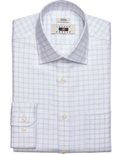 Joseph Abboud Classic Fit Dress Shirt, Blue Check