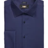 Joseph Abboud Modern Fit French Cuff Tuxedo Formal Shirt, Navy