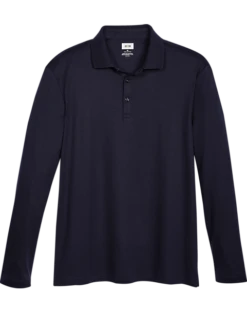 Joseph Abboud Modern Fit Luxe Cotton Polo, Navy