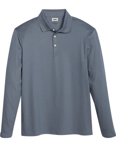 Joseph Abboud Modern Fit Luxe Cotton Polo, Slate 1 Joseph Abboud Modern Fit Luxe Cotton Polo, Slate
