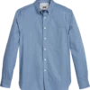 Joseph Abboud Modern Fit Sport Shirt, Blue Melange Check
