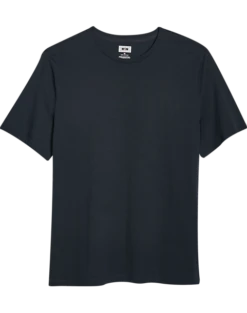 Joseph Abboud Modern Fit Luxe Cotton Jersey Knit Crew Neck T-Shirt, Navy