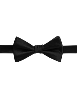 Joseph Abboud Black Pre-Tied Bow Tie