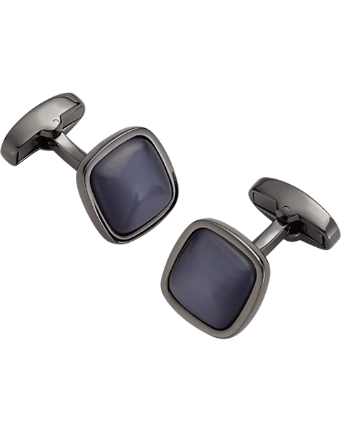 Joseph Abboud Catseye Stone Cufflinks, Navy Blue 1 Joseph Abboud Catseye Stone Cufflinks, Navy Blue
