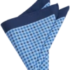 Joseph Abboud Pocket Square, Navy & Blue Check