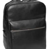 Joseph Abboud Pebble Leather Backpack, Black