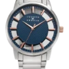 Joseph Abboud Modern Watch, Silver And Blue