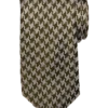 Joseph Abboud Narrow Tie, Olive Shepherd's Check