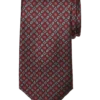 Joseph Abboud Narrow Tie, Red Medallion
