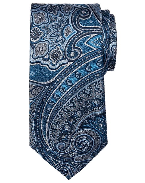 Joseph Abboud Narrow Tie, Blue Persian 1 Joseph Abboud Narrow Tie, Blue Persian