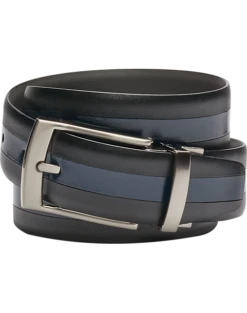 Joseph Abboud Reversible Leather Belt, Black