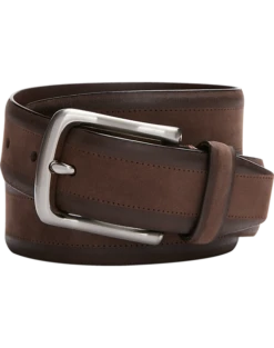 Joseph Abboud Two Tone Leather Belt, Brown