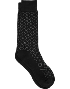 Joseph Abboud Socks, Black Riley Check