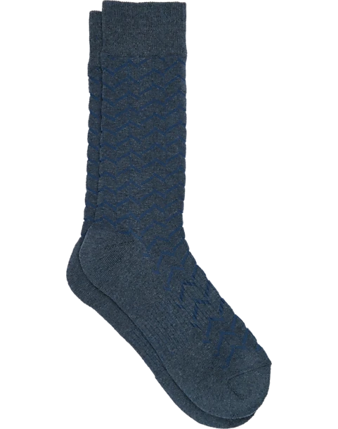 Joseph Abboud Socks, Navy Chevron 1 Joseph Abboud Socks, Navy Chevron