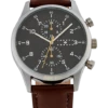 Joseph Abboud Watch, Brown & Silver